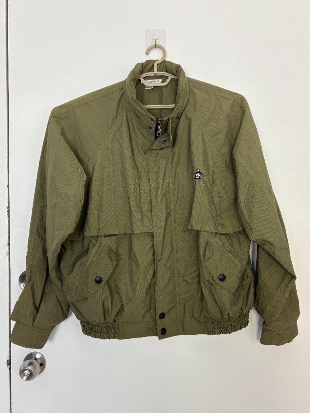 Munsingwear Men's Jacket Windbreaker Lightweight Olive Green Size XXL